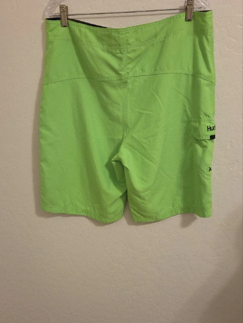 Hurley Men’s Bright Lime Green Board Shorts